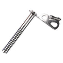 Stainless Steel Ice Screw Drill With Integrated Crank Outdoor Ice Climbing