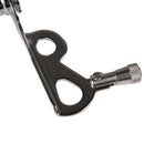 Stainless Steel Ice Screw Drill With Integrated Crank Outdoor Ice Climbing