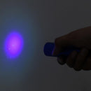 Portable UV Ultra 12 LED Flashlight Violet Purple Blacklight Torch Lamp Tool with Hand Carry Strap