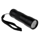 Portable UV Ultra 12 LED Flashlight Violet Purple Blacklight Torch Lamp Tool with Hand Carry Strap