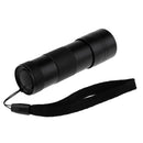 Portable UV Ultra 12 LED Flashlight Violet Purple Blacklight Torch Lamp Tool with Hand Carry Strap