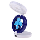 Outdoor Camping Folding Mini Fan Table Lamp 3 In 1 Home Small Night Light