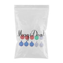 10pcs Retractable Reel Recoil Badge ID Card Holder Pull Clip With Nylon Cord