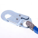 16mm Outdoor Rock Climbing Fall Protection Rope Grab Shock Lanyard Snap Hook