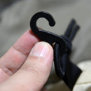 10 Pcs Plastic Shock Bungee Cord Karabiner Hook Elastic Cord Rope End Buckle