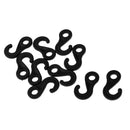 10 Pcs Plastic Shock Bungee Cord Karabiner Hook Elastic Cord Rope End Buckle