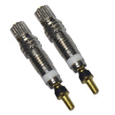 2PCS Straight Grain Tire Valve Core Air Pump Car Bicycle Valve Removal Tool