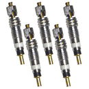5PCS Straight Grain Tire Valve Core Air Pump Car Bicycle Valve Removal Tool