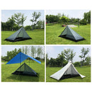 One Person Trekking Pole Tent, Ultralight Camping Trekking Backpacking Tent