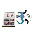3 or 4 Fingers Exchageable Automatic Arrow Thumb Release Compound Bow Release Aid Left Right Hand