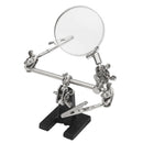 DIY Hands Free Magnifier Helping Hand Magnifying Glass Electrical Circuits Hobby
