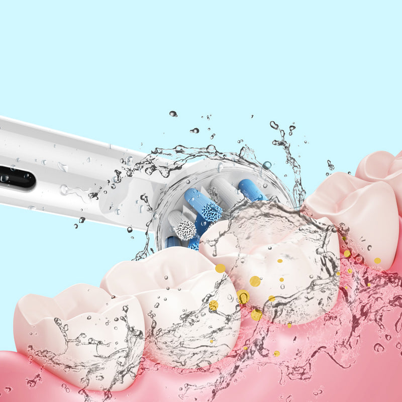 EB-50P 4PCS Universial Cross Function Toothbrush Heads Replacement For Oral Care Electric Toothbrush Heads