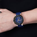 MEGIR 2095 Fashion Men Watch Chronograph Waterproof Luminous Display Sport Quartz Watch