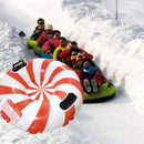 Inflatable Snow Tube for Sledding Snow Tire Snowboard with Handles