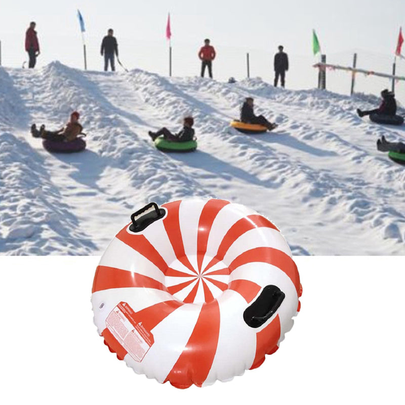 Inflatable Snow Tube for Sledding Snow Tire Snowboard with Handles
