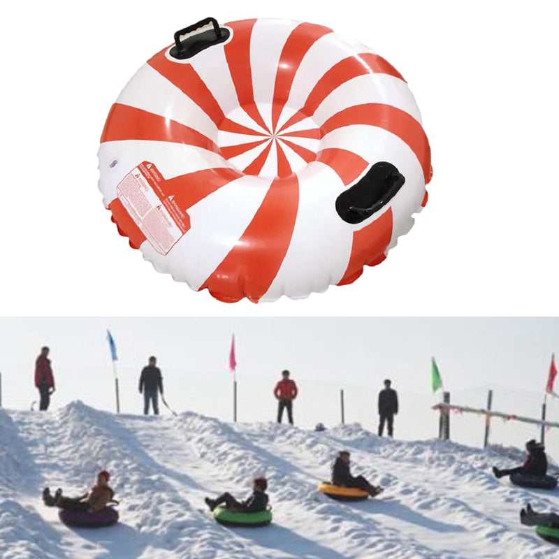 Inflatable Snow Tube for Sledding Snow Tire Snowboard with Handles