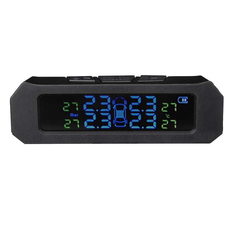 Car Solar TMPS Tyre Pressure Monitoring System Wireless Colour Screen Automatic Switch Tire Tyre Pressure Monitor Detector