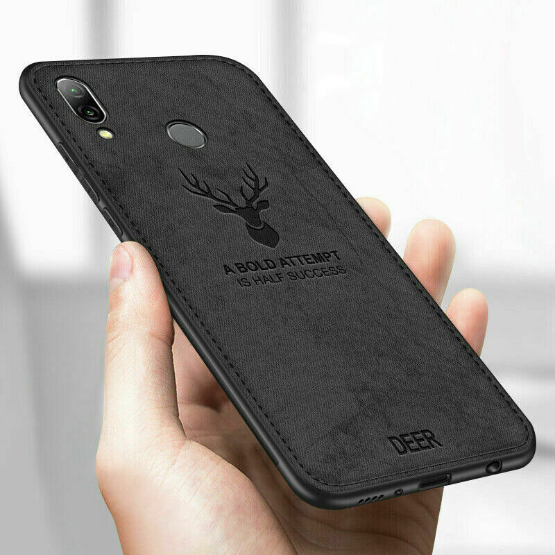 Bakeey Shockproof Canvas TPU Bumper Protective Case for Samsung Galaxy A40 2019