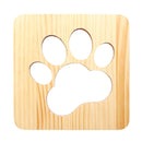 Dog Feet Claw USB Wood Table Night Light Desk Bedside Lamp Home Bedroom Decor