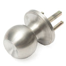 Stainless Steel Bathroom Round Ball Door Knob Set Handle Passage Lock With Key