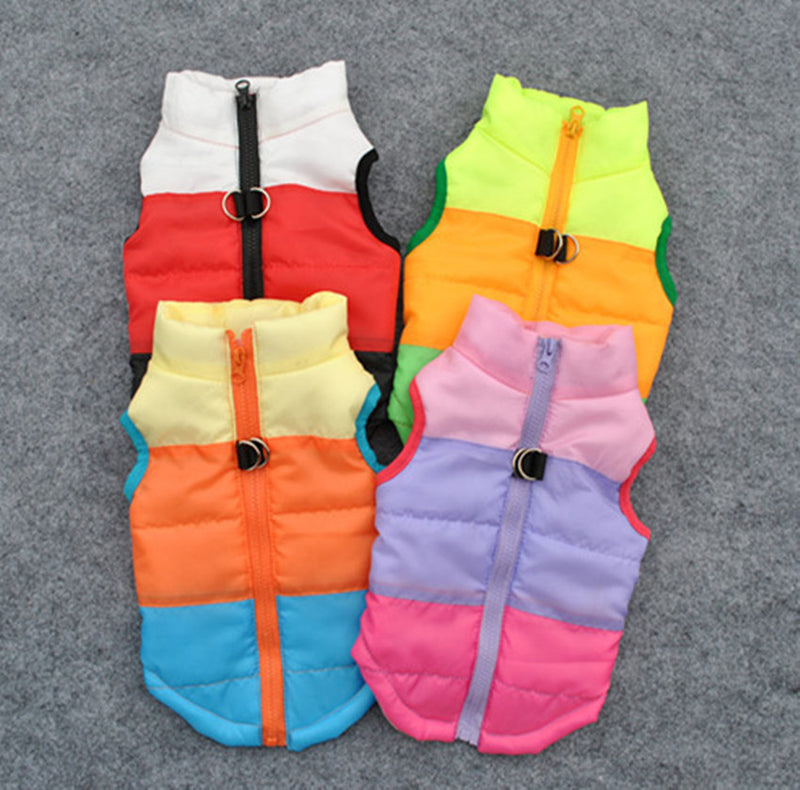 Dog Clothes For Small Dog Windproof Winter Pet Dog Coat Jacket Padded Clothes Puppy Outfit Vest