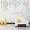 Miico XC9042 Flower Vine Flower Wall Sticker Living Room Bedroom Wall Decoration Sticker DIY Stickers