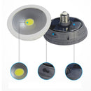 E27 10W Solar Powered USB Rechargeable COB LED Emergency Camping Light 3 Modes Dimming for Outdoor