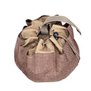 Portable Khaki Garden Tool Bag Bucket Canvas Yard Carrier Bucket Organizer