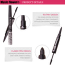 Music Flower Waterproof Anti-sweat Eyebrow Pen Dyed Eyebrow Paste Makeup