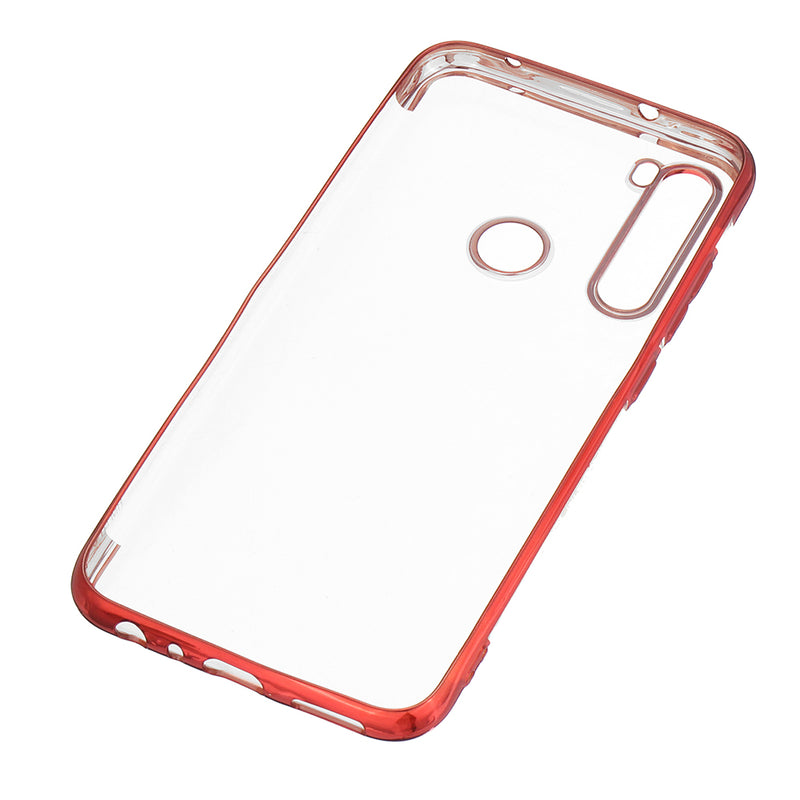 Bakeey Plating Shockproof Transparent Ultra-thin Soft TPU Protective Case for Xiaomi Redmi Note 8