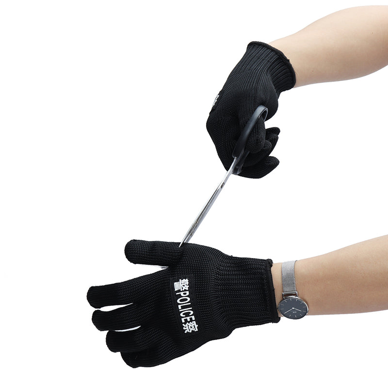 Cut Resistant Gloves Anti-Cut Gloves Work Gloves Protective Finger Kitchen Wear-Resistant Safety Gloves Steel Wire
