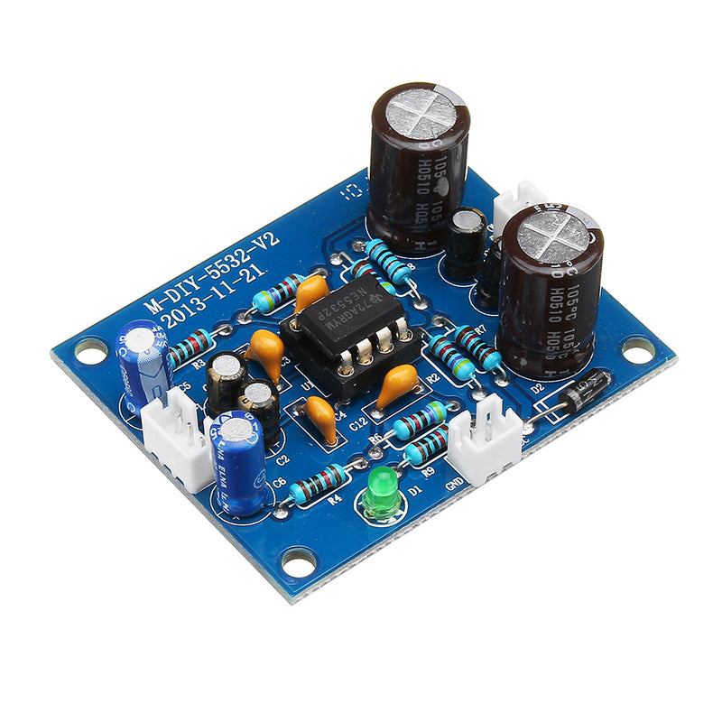 5pcs NE5532 DC 12-35V Amplifier Board OP-AMP HIFI Preamplifier Signal bluetooth Amplifier Board
