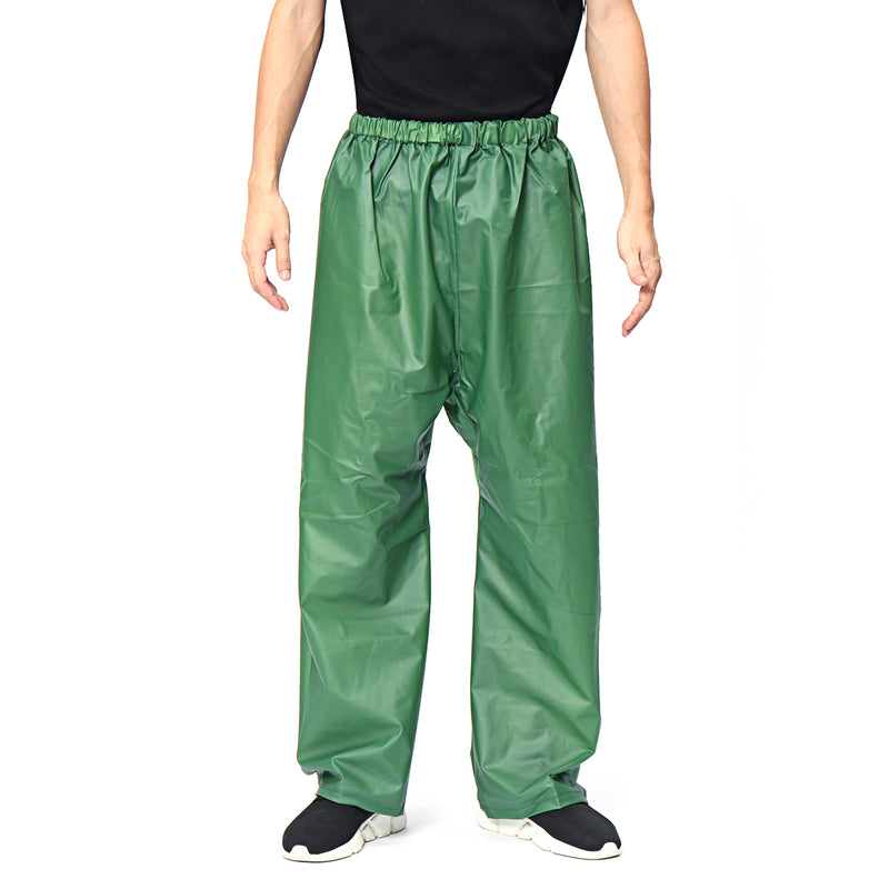 Mens Women Waterproof Rainproof Over Trousers Fishing Clothing Hiking Hunting Pants