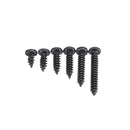 Suleve M3CP1 500Pcs M3 Phillips Screw Black Zinc-Plated Carbon Steel Pan Head Self Tapping Woodworking Screws Assortment Kit