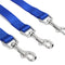 Adjustable 3 Way Nylon Coupler Dog Pet Lead Leash No Tangle with Padded Handle Dog Traction Rope