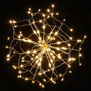 Battery Operated 8 Mode LED Dandelion Hanging String Light with Remote Control Christmas Decor