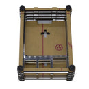 9 Layer 3.5 Inch Display Acrylic Case Shell with Screw and Silver Big Copper Aluminum Heatsink for Raspberry Pi 4B