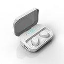 Dual bluetooth 5.0 TWS Wireless Earphone Digital Display IPX7 Waterproof In-ear Headphone with Mic Charging Box