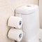Bathroom Kitchen Hanging Organizer Iron 2 Layers Toilet Roll Paper Home Hooks Shelf Towel Holder