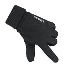 Womens Mens Winter Suede Gloves Touch Screen Windproof Thermal Warm Outdoor Driving Skiing Gloves Mittens