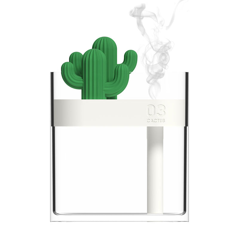 SOTHING 319 Clear Cactus Ultrasonic Air Humidifier 160ML Color Light USB Air Purifier Anion Mist Maker Water Atomizer