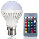 B22 3W RGB 16 Color Changing LED Spot Light Lamp Bulb Remote Control AC85-265V