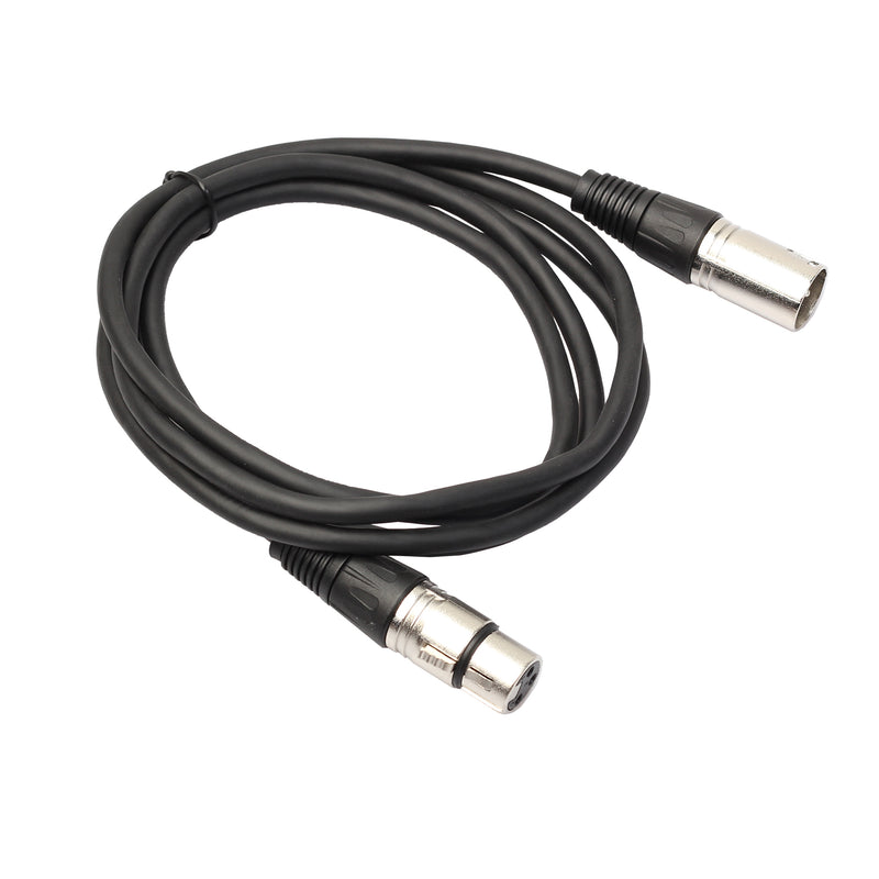 REXLIS 1/ 1.8/ 3M XLR 3-Pin Male to XLR 3-Pin Female Microphone Audio Cable