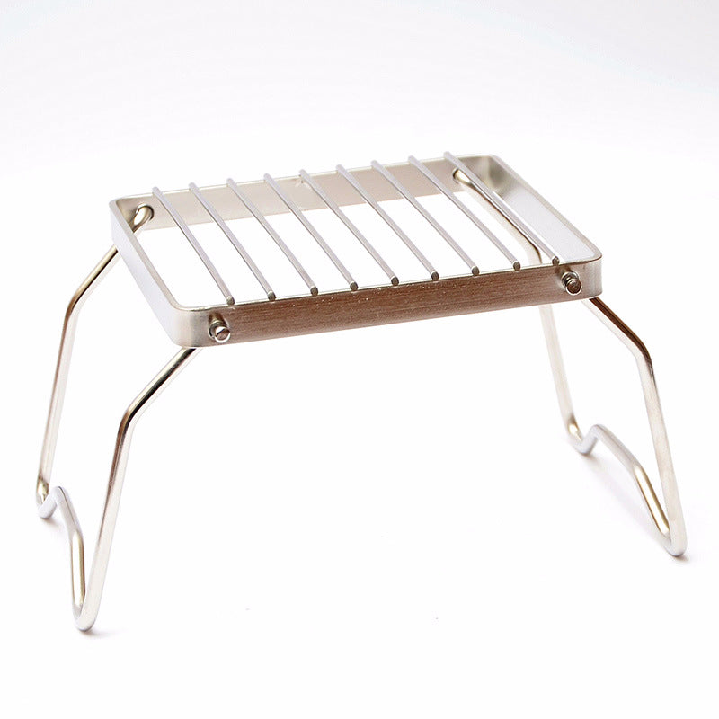 BBQ Grill Stainless Steel Grill Rack Barbecue Grill Portable Folding Mini Pocket BBQ Grill Barbecue