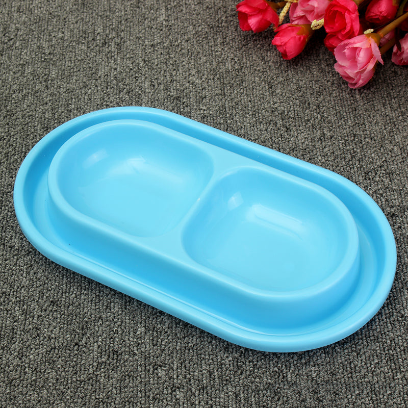 Anti-Ant Pet Puppy Dog Cat Doggie Dish Double Bowl Water Food Feeding Tool
