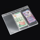 10Pcs PVC Transparent Removable Sheets For Paper Money Collection Album Banknote Album