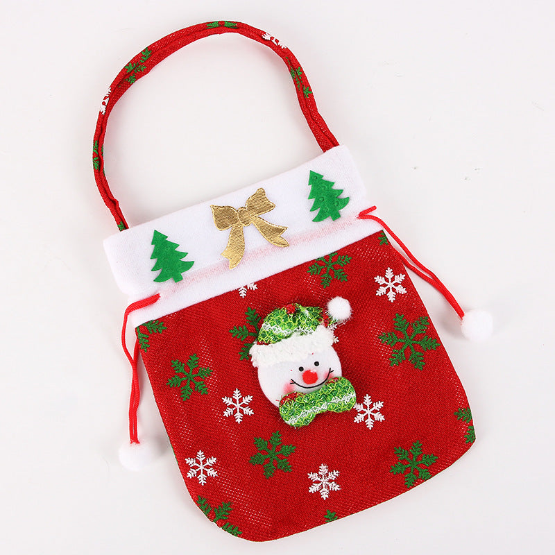 Christmas Gift Bag For Candy Christmas Gift Bags Christmas Ornament Decoration Santa Claus