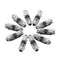 10PCS Transparent I Type Quick Splice Single Wire Connector Terminal for LED Strip Light