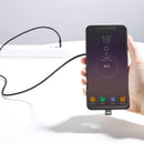 KUULAA 90 Degree Angle U-Shape Design Game 2A Nylon Type-C Data Cable for Samsung S10+ Xiaomi Mi8 Redmi Note8 HUAWEI Mate20