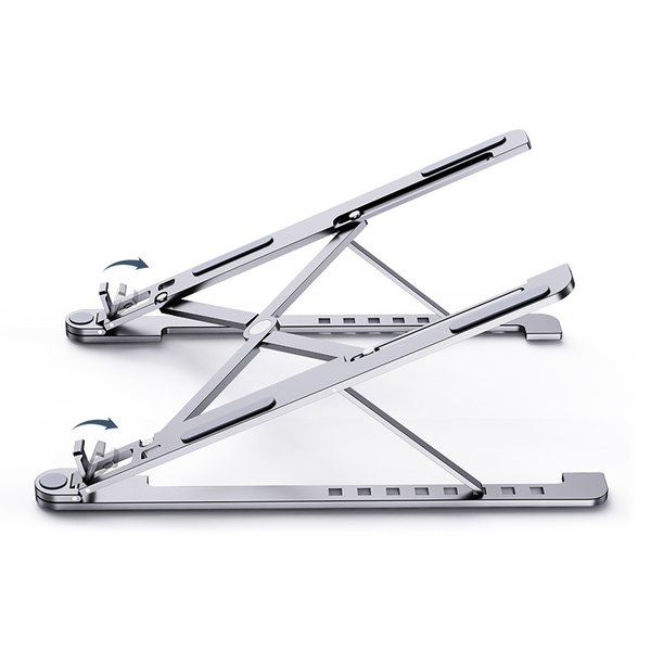 SSKY P4 Laptop Stand Bracket Cooling Pad Portable Aluminum Alloy Cooler with Storage Bag Adjustable Bracket Universal Stand for 14-17.3 Inch Laptops